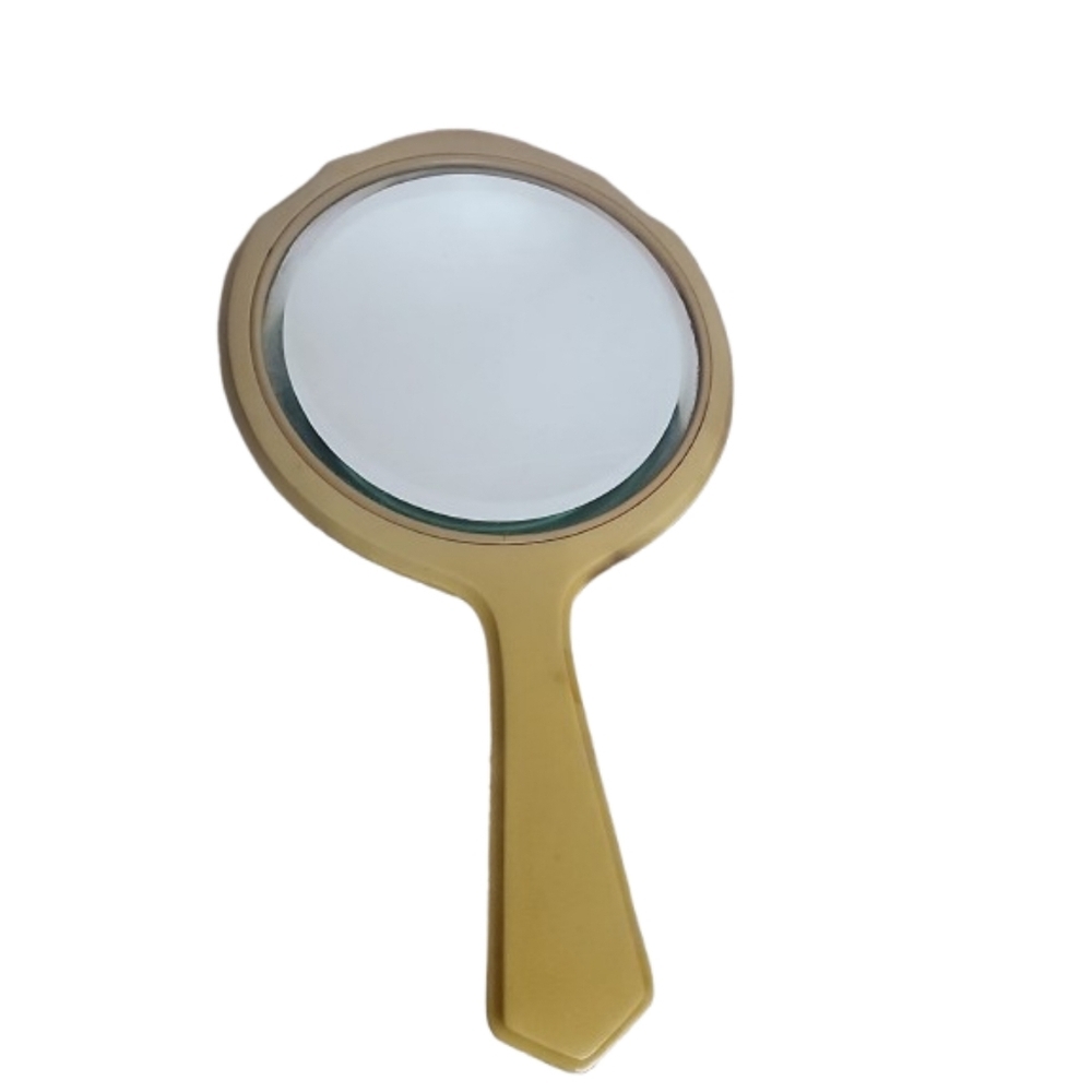 Vintage Celluloid Dressong Table Hand Held Mirror